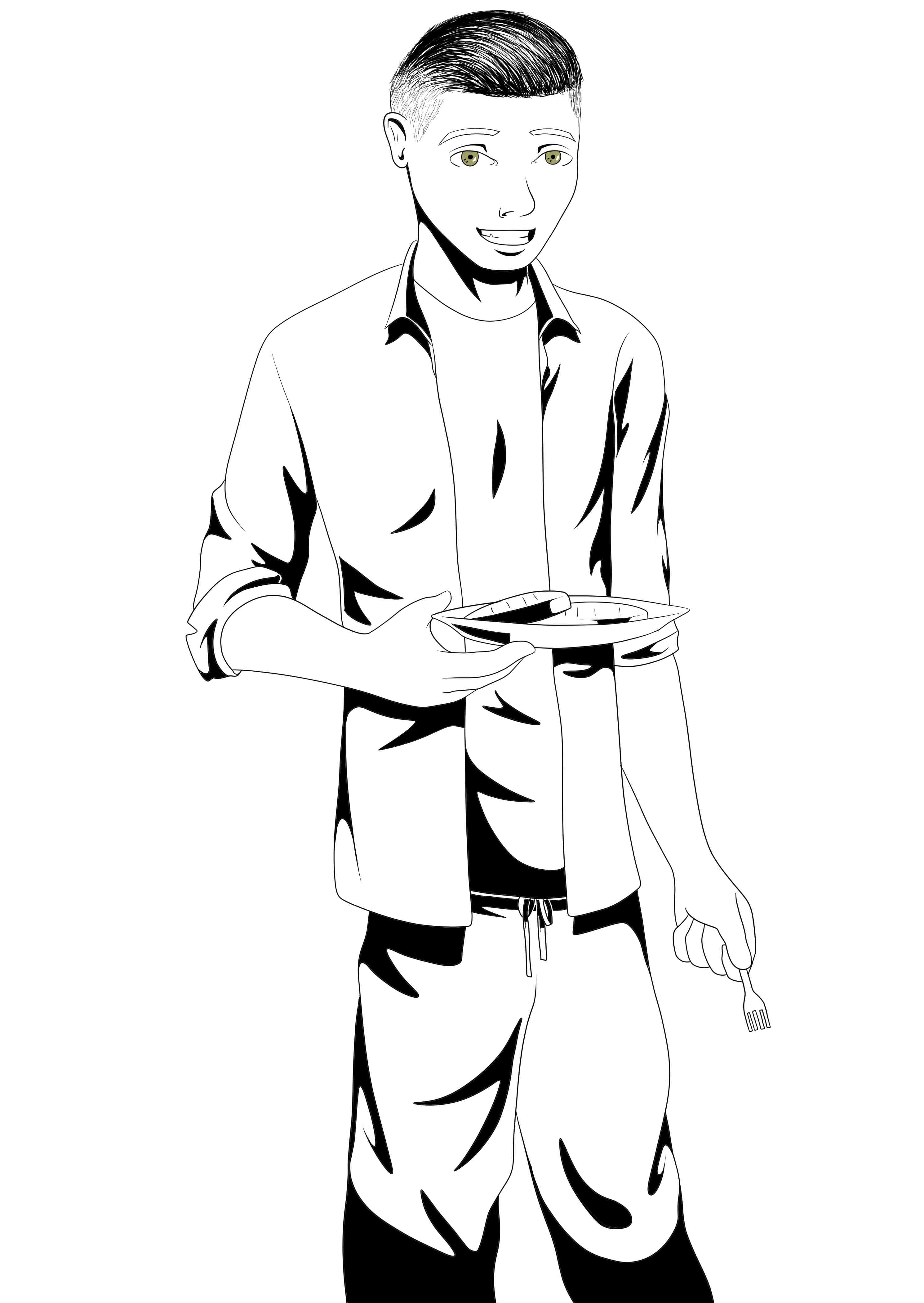 Cole character portrait