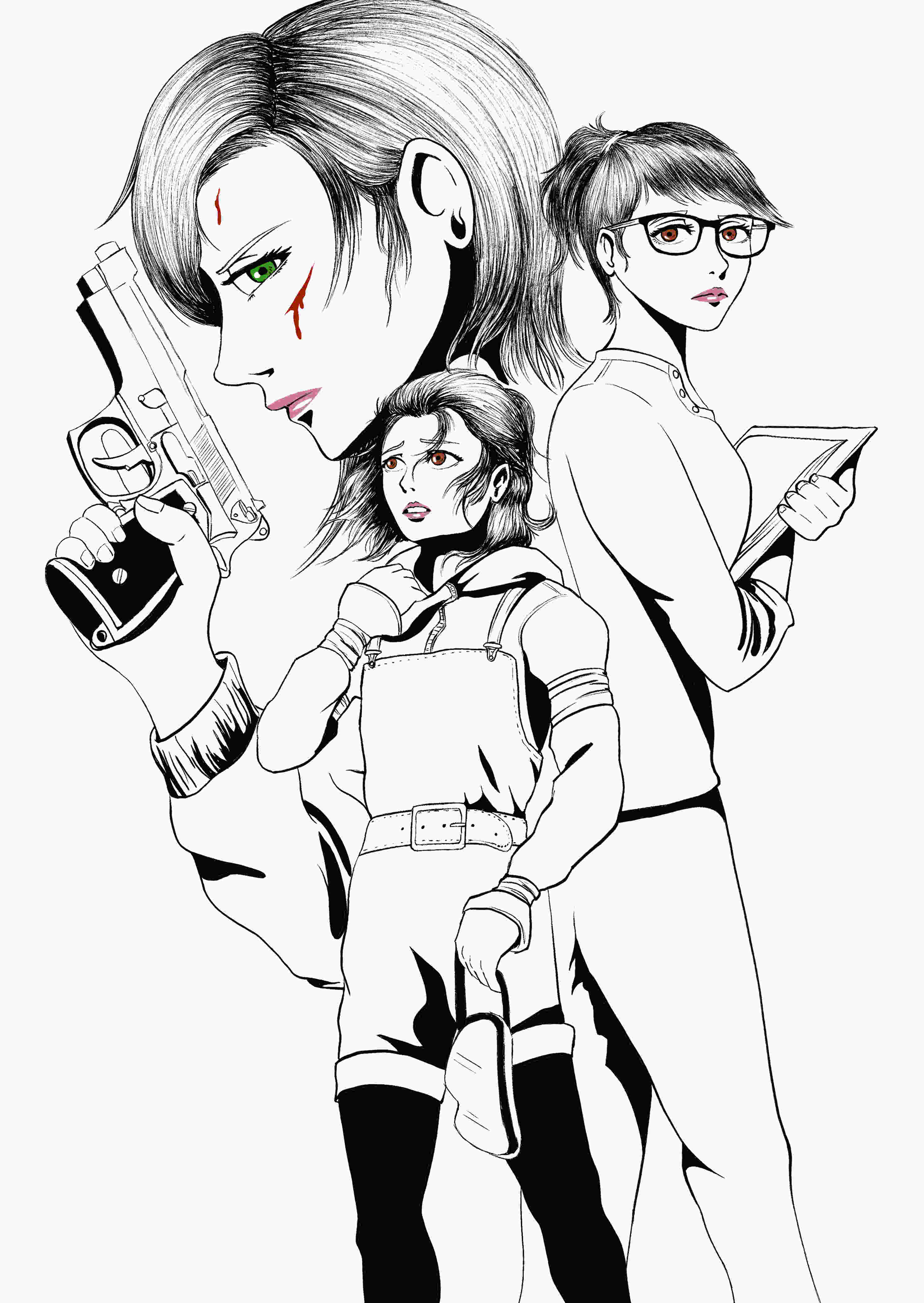 Main character 1 young version costume further exploration