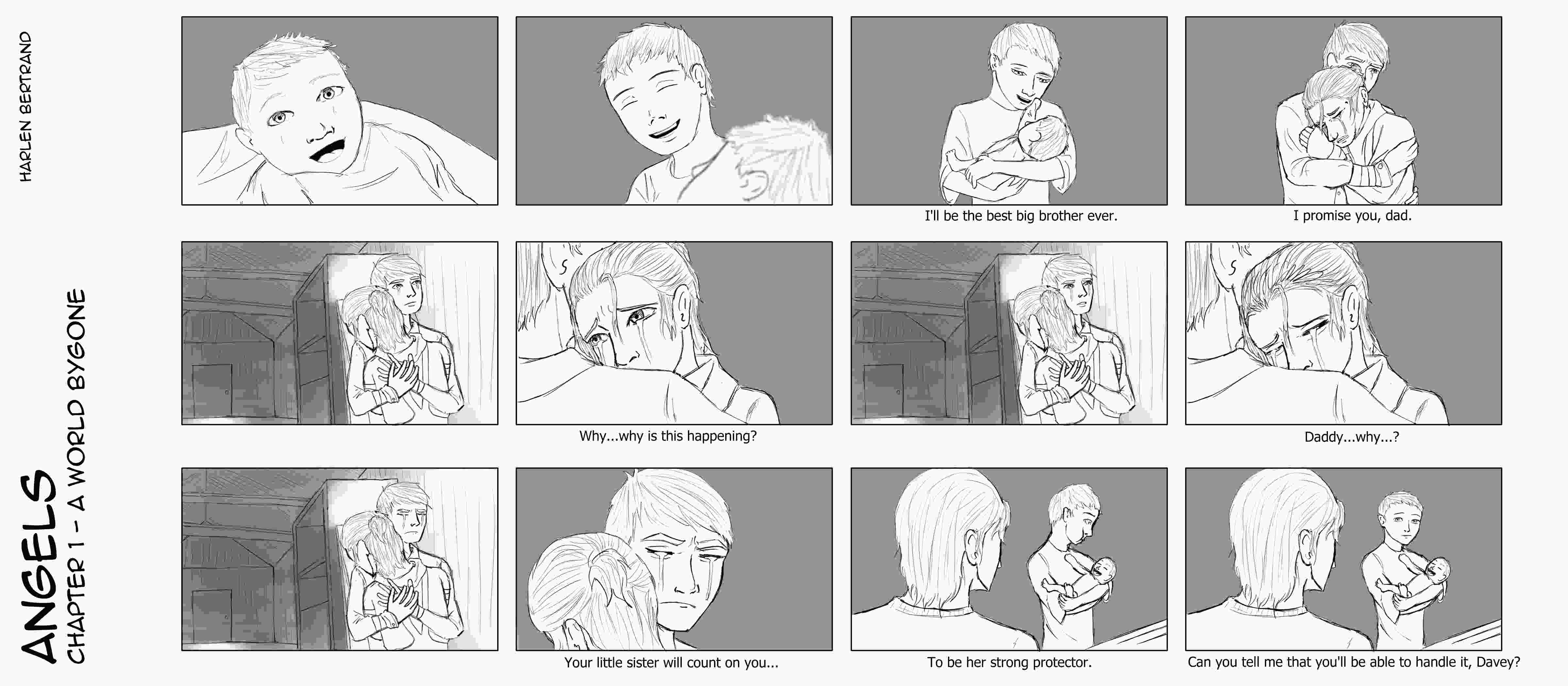 Page 8 of the Angels Storyboard